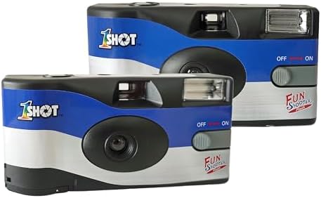 1 Shot Disposable Camera – 35mm One-Time-Use Camera – Single Use Camera with Flash – ASA/ISO 400 Color Film – 27 Exposures – Film Camera Disposable for Party, Wedding, Travel – 2-Pack - Image 6