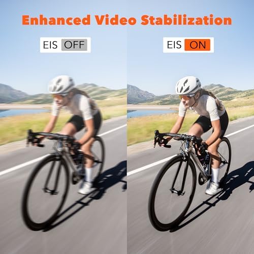 Eagle i15 ProMax Real 4k30FPS 20MP WiFi Action Camera Touch Screen EIS Stabilization Dual Screens Underwater Waterproof Sports Camera, 2 Batteries, Dock, External Microphone, Accessories Kit - Image 4