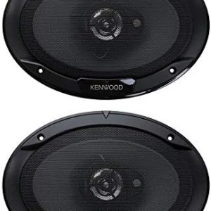 Kenwood KFC-6966S, Sport Series 6x9" 2-Way Coaxial Full Range Car Speakers, 400W