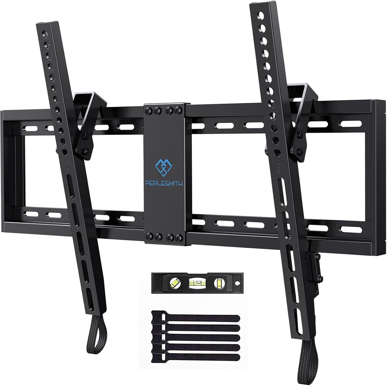 PERLESMITH UL Listed TV Mount for Most 37-82 inch TV, Universal Tilt TV Wall Mount Fits 16”- 24” Wood Stud with Loading 132 lbs & Max VESA 600x400mm, Low Profile Flat Wall Mount Bracket PSLTK1 - Image 9